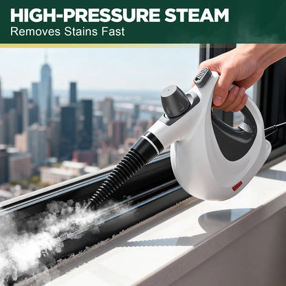 Pressurized Handheld Steam Cleaner Multi Surface Steamer with 12 Accessories for Home Kitchen Car
